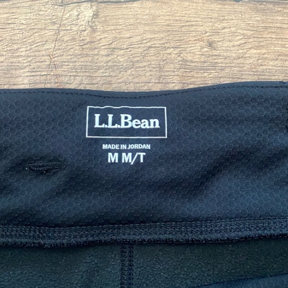 LL Bean PrimaLoft ThermaStretch Fleece Tights - Picture 2 of 5